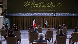 نخستین دیدار علی خامنه‌ای با اعضای هیئت دولت سیزدهم