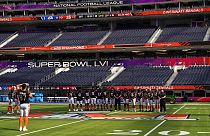 Prove tecnche di Super Bowl, che si giocherà al "SoFi Stadium" di Inglewood. Inaugurato nel settembre 2020, può contenere fino a 100.000 spettatori.