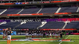 Prove tecnche di Super Bowl, che si giocherà al "SoFi Stadium" di Inglewood. Inaugurato nel settembre 2020, può contenere fino a 100.000 spettatori.