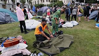 Protestierende in Neuseeland räumen ihr Lager