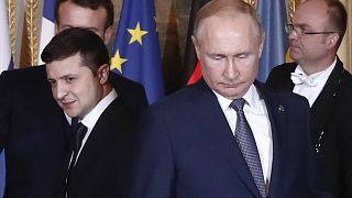 Rus ve Ukraynalı liderler