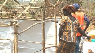 Central African Republic displaced exit camps for new settlements