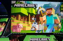 File- Microsoft's "Minecraft" built specifically for HoloLens at the Xbox E3 2015 briefing before Electronic Entertainment Expo, June 15, 2015, in LA.