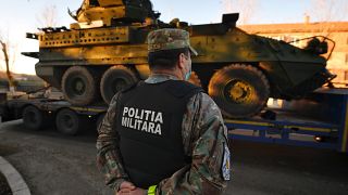 Американская военная техника прибыла на базу в Румынии