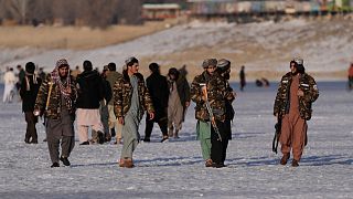 مأموران طالبان در نزدیکی کابل