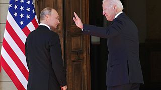 Vladimir Poutine et Joe Biden, le 16 juin 2021 à Genève, Suisse