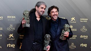 فرناندو ليون دي أرانوا، الفائز بجائزة غويا لأفضل مخرج وأفضل سيناريو أصلي لفيلم "إل بوين باترون" وخافيير بارديم أفضل ممثل.