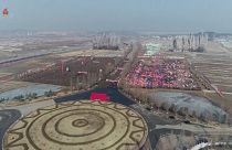 Kim at ground-breaking of Pyongyang housing project