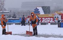 شاهد | بكين تحت الثلج الطبيعي بعد 10 أيام من افتتاح الألعاب الأولمبية الشتوية 