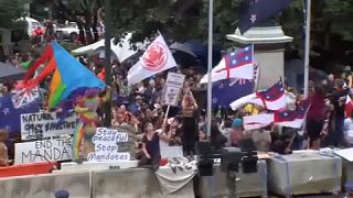 Korlátozásellenes tüntetés Wellingtonban