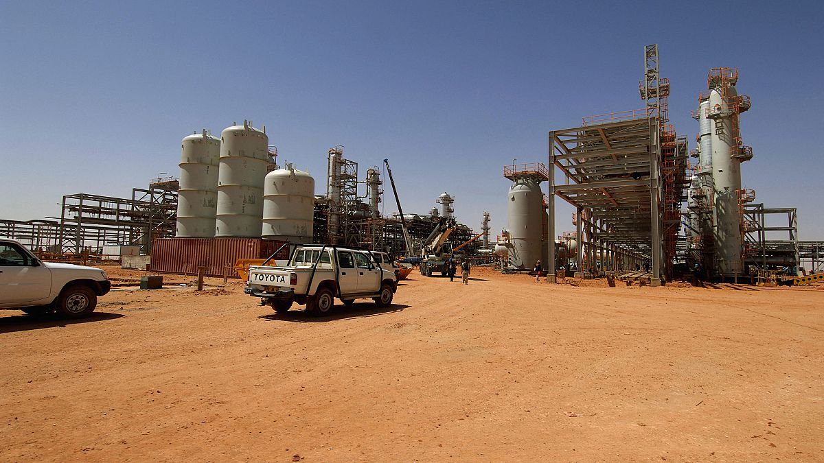 In Amenas gas field in eastern Algeria near the Libyan border