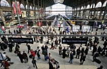 Fransa'nın başkenti Paris'teki Gare du Nord (Kuzey garı) 