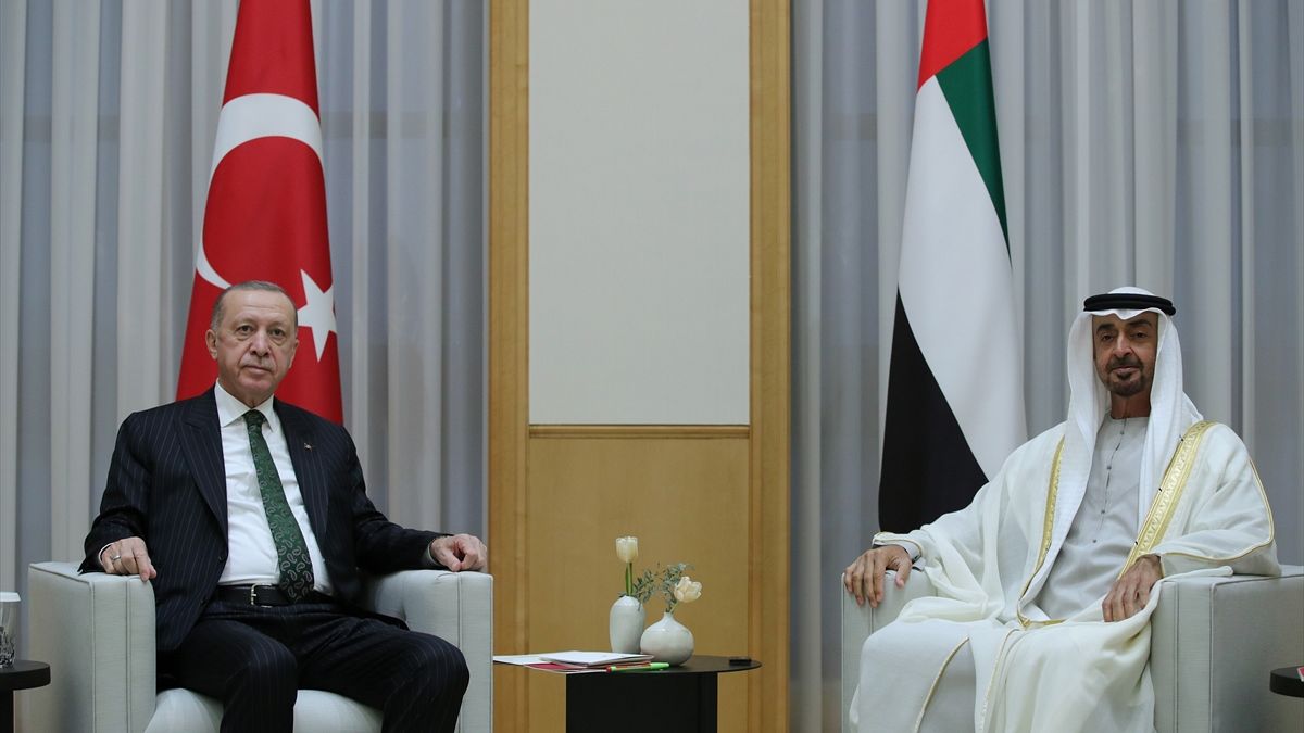 Abu Dabi Veliaht Prensi Şeyh Muhammed Bin Zayid Al Nahyan ve Cumhurbaşkanı Recep Tayyip Erdoğan