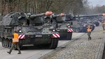 Военная техника готовится к отправке в Литву из Германии
