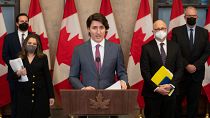 Justin Trudeau a annoncé le recours à la loi sur les mesures d'urgence lundi 14 février 2022
