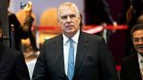 In this Nov. 3, 2019 file photo, Britain's Prince Andrew arrives at ASEAN Business and Investment Summit (ABIS) in Nonthaburi, Thailand.