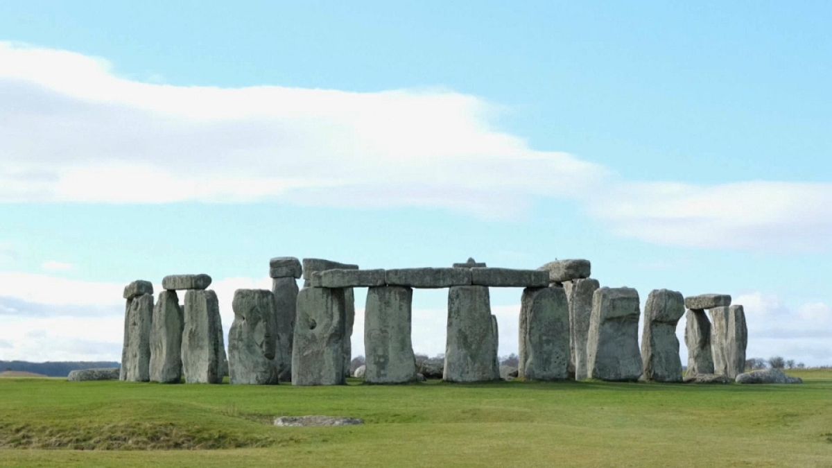 El círculo de Stonehenge en el Museo Británico de Londres