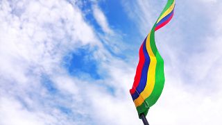 Mauritius plants flag on disputed Chagos Islands