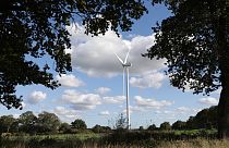 Un parc éolien près de Saint-Père-en-Retz, en Bretagne, le 22 octobre 2021.
