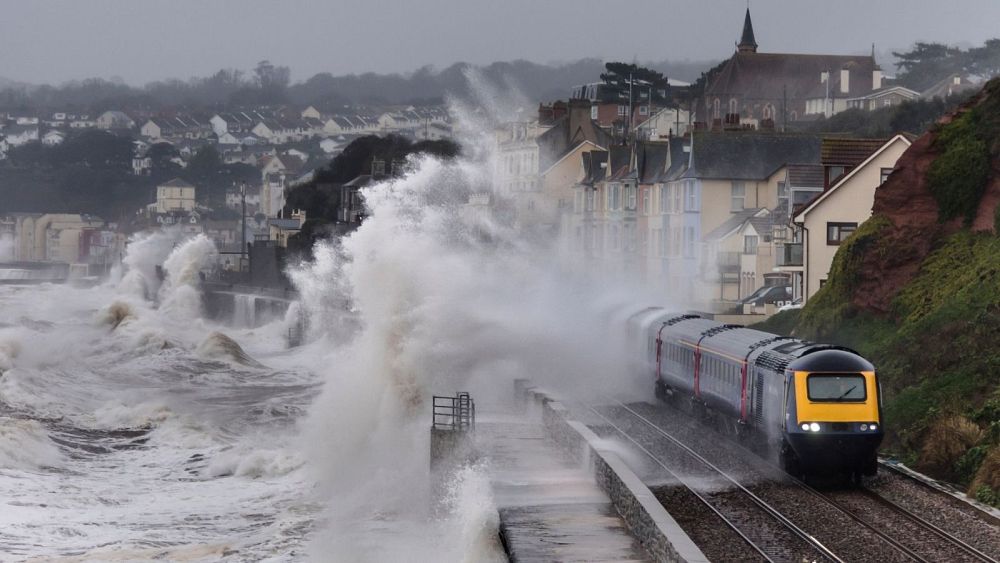 UK Storm: Met Office Extends Rare ‘red’ Warning As Rail, Road And Air ...