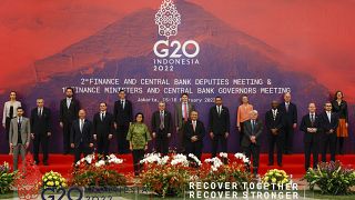 اجتماع وزراء مالية ومحافظي البنوك المركزية لمجموعة العشرين في جاكرتا- إندونيسيا.