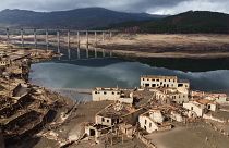 The ‘ghost village’ of Aceredo was flooded to create the Alto Lindoso reservoir in 1992