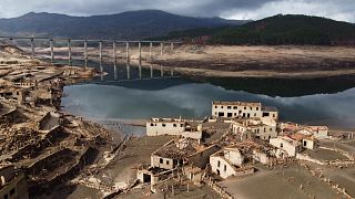 The ‘ghost village’ of Aceredo was flooded to create the Alto Lindoso reservoir in 1992