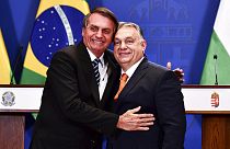 Bolsonaro e Orbán, em Budapeste