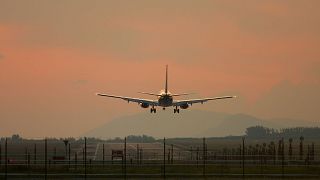 Presenter Jerry Dyer is keeping up a running commentary on plane arrivals at Heathrow.