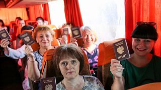 صدها هزار نفر از ساکنان مناطق شرقی اوکراین پاسپورت روسیه دریافت کردند