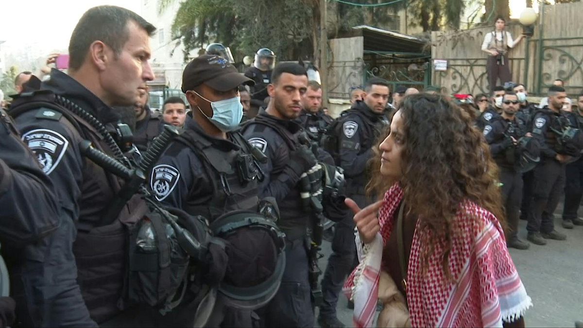تصاویری از بیت‌المقدس؛ پلیس اسرائیل فلسطینی‌های معترض به توسعۀ شهرک‌های یهودیان را پراکند
