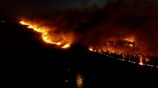 Fires rage out of control in Argentina