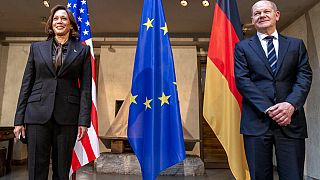 ABD Başkan Yardımcısı Kamala Harris ve Almanya Başbakanı Olaf Scholz