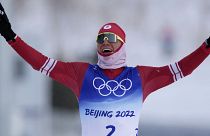 У Александра Большунова уже 5 пекинских медалей, из них 3 золотые