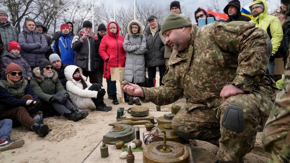 Katonai alapképzés Ukrajnában, 2022. 02. 20-án