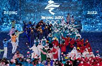 الحفل الختامي لدورة الألعاب الأولمبية الشتوية 2022 في بكين 20 فبراير 2022.