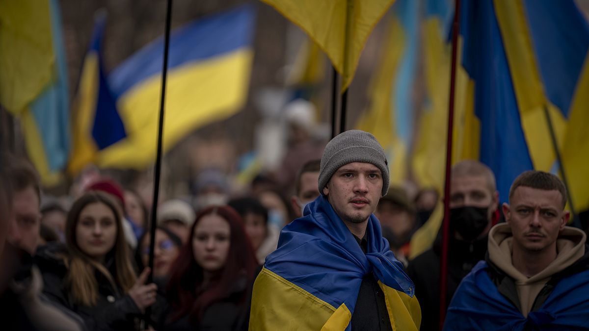 Kundgebung in der ukrainischen Stadt Odessa
