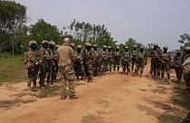 برنامج الولايات المتحدة التدريبي السنوي للقوات الأفريقية على مكافحة الإرهاب يبدأ تدريبات عسكرية في ساحل العاج. 