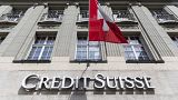 This May 22, 2014 file photo shows the logo of the Swiss bank Credit Suisse in Bern, Switzerland.