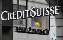 Schriftzug der Credit Suisse, aufgenommen in Zürich