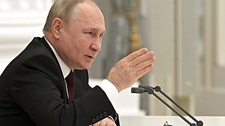 Russlands Präsident Wladimir Putin in Moskau
