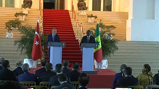 Presidents Sall and Erdogan celebrate countries' "close friendship"