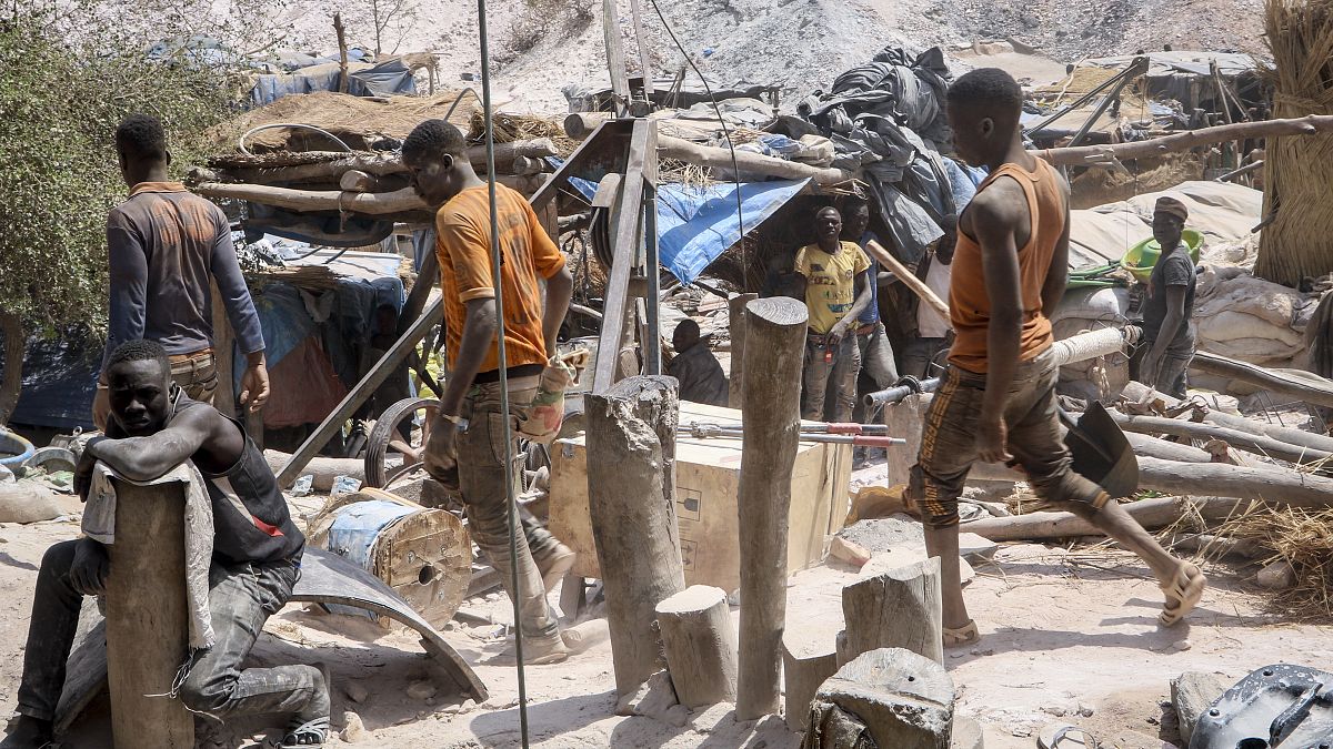 Burkina Faso'da altın madeni