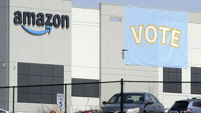 The first union election at Amazon's warehouse in Bessemer, Alabama, was overturned by national labour rights officials