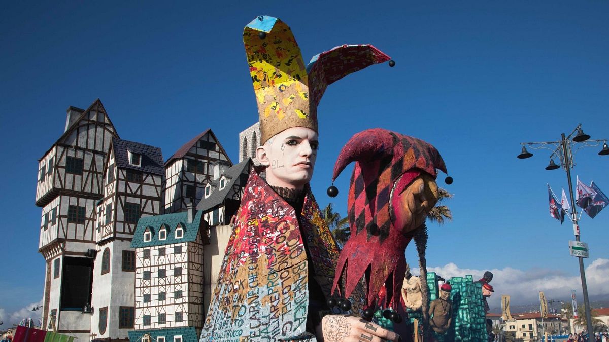 Hyperrealistic floats flood the streets of Viareggio with the return of its infamous carnival