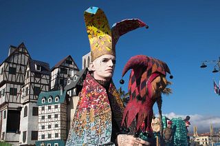 Hyperrealistic floats flood the streets of Viareggio with the return of its infamous carnival