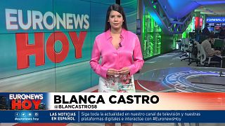 Blanca Castro presenta la edición de Euronews Hoy del miércoles.
