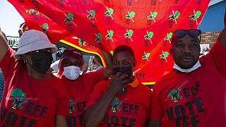 Afrique du Sud : l’EFF manifeste devant le Parlement