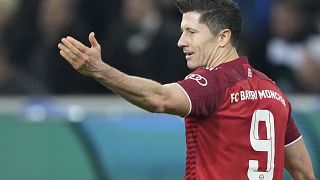 Robert Lewandowski is one of the most famous number 9s in world football