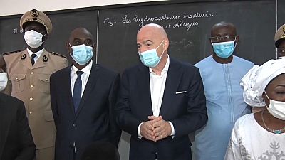 FIFA boss launches school football project in Senegal 